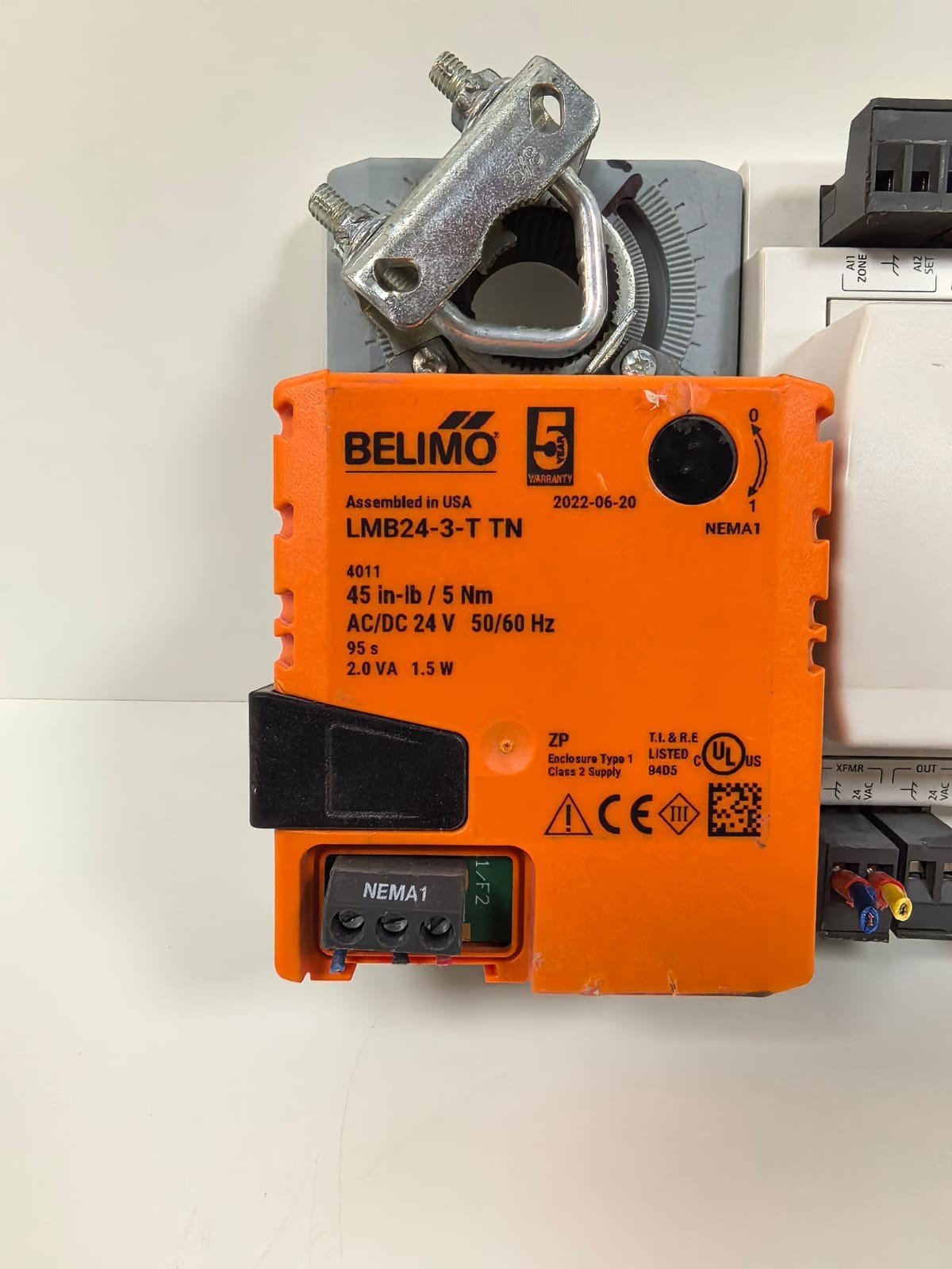 Trane BMSY210AAA0B000111 X13651774002 REV.C W/ BELIMO LMB24-3-T TN TRANE SYMBIO 210 BMSY210AAA0B000111 X13651774002 REV.C W/ BELIMO LMB24-3-T TN 5