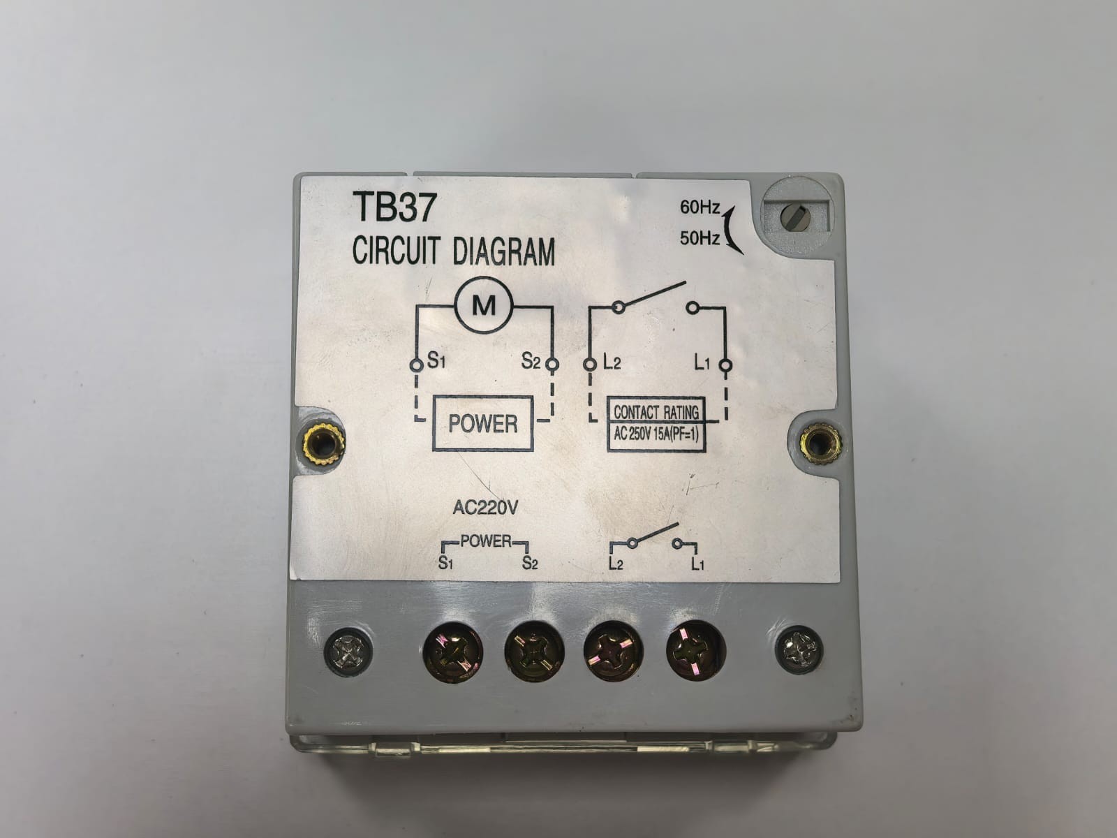 TB-37 TB-37 MECHANICAL TIME SWITCH PCS 4