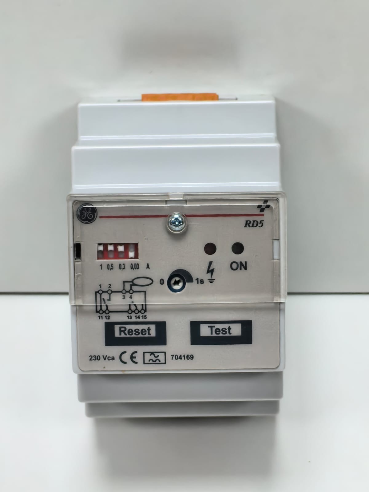 GE 704169 GE RD-5 DIFFERENTIAL /RESIDUAL CURRENT RELAY 704169 2