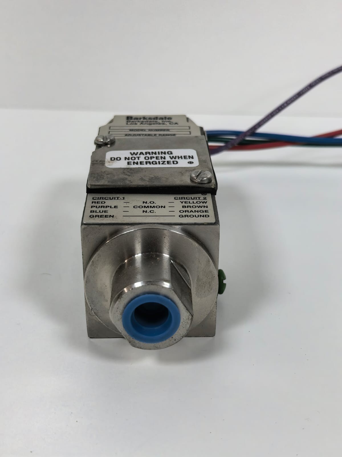 Barksdale 9692X-1CC-6-Q14 BARKSDALE 9692X-1CC-6-Q14 PRESSURE SWITCH 15000 PSIG 10