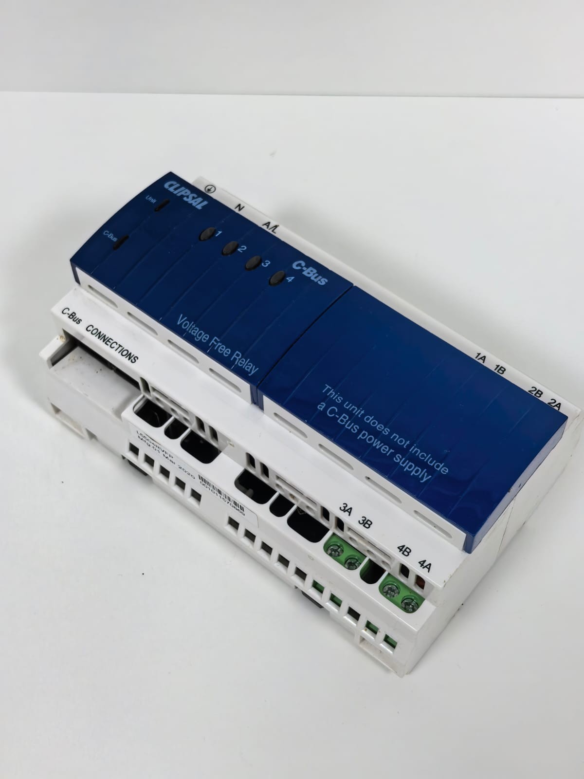 Clipsal L5504RVFP CLIPSAL L5504RVFP 4-CHANNEL VOLTAGE-FREE RELAY 220-240V(MFG.2020) 4
