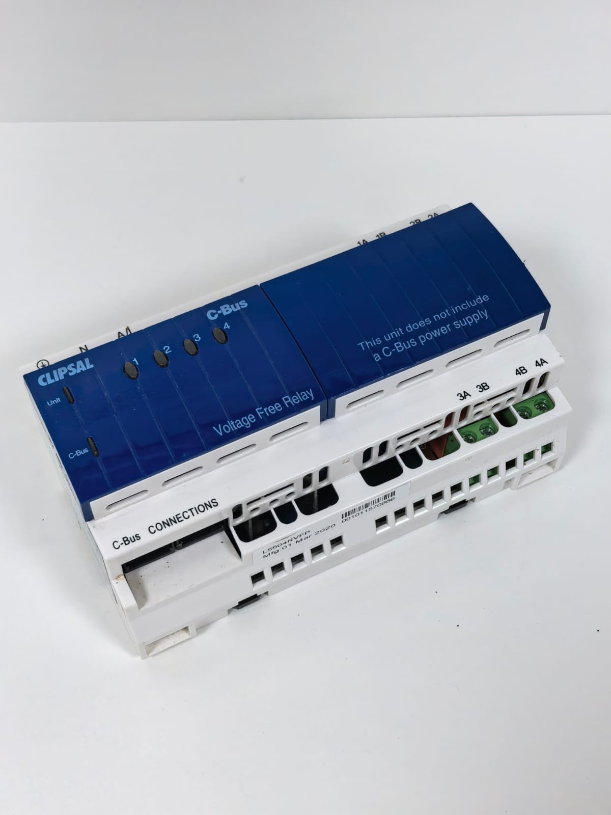 Clipsal L5504RVFP CLIPSAL L5504RVFP 4-CHANNEL VOLTAGE-FREE RELAY 220-240V(MFG.2020) 5