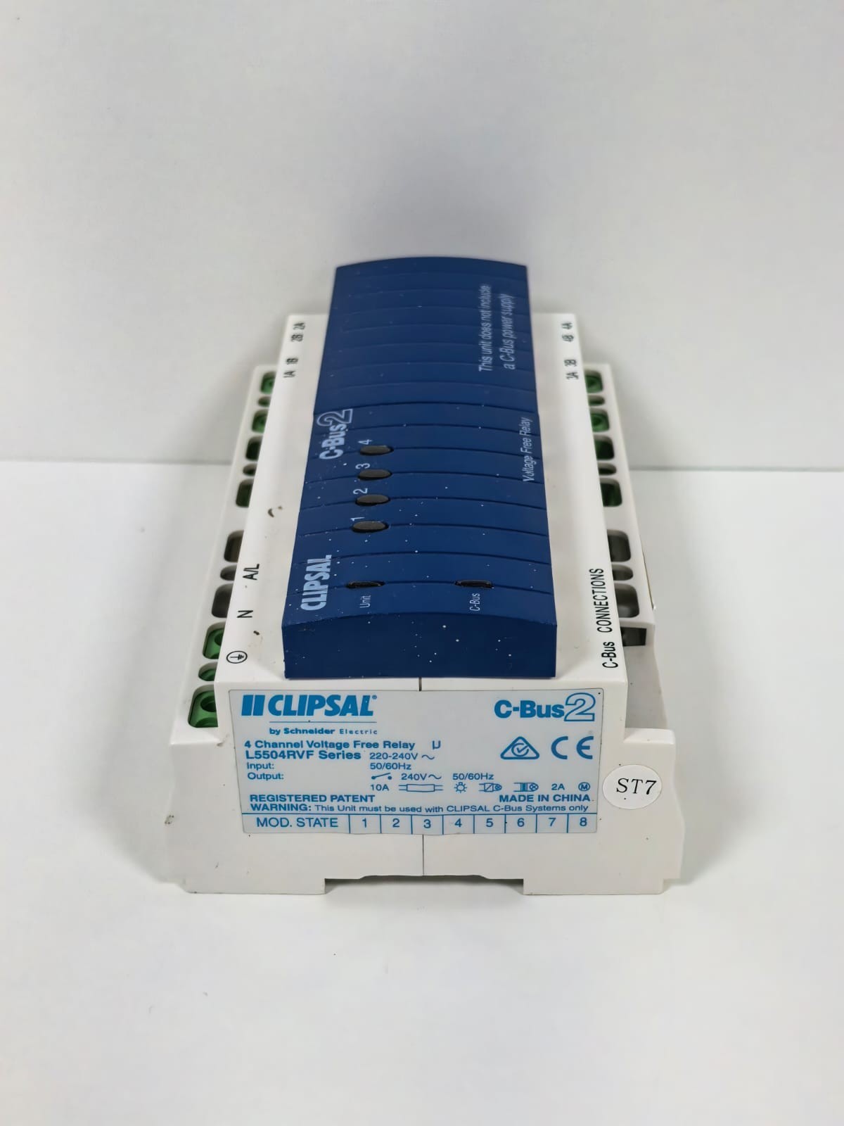 Clipsal L5504RVFP CLIPSAL L5504RVFP 4-CHANNEL VOLTAGE-FREE RELAY 220-240V(MFG.2012) 7