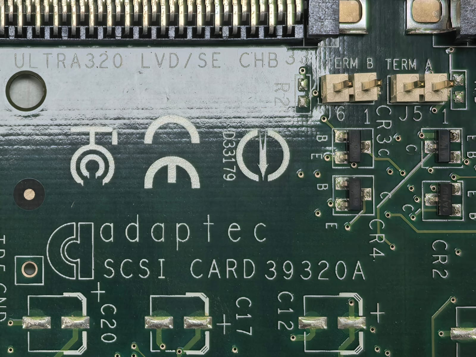 Adaptec ASC-39320A/DELL 0GC401 ADAPTEC ASC-39320A/DELL 0GC401 SCSI CARD 39320A 2