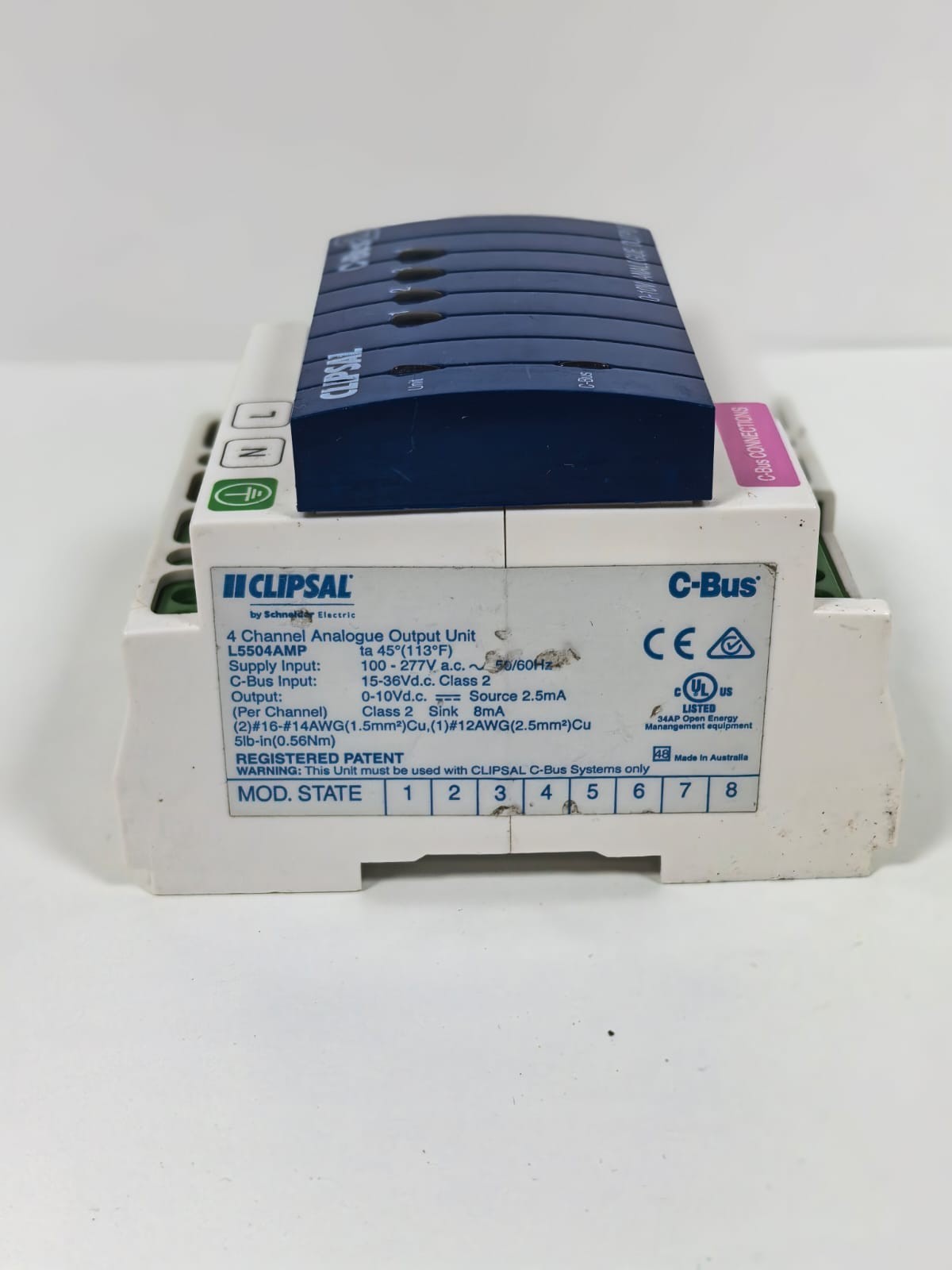 Clipsal L5504AMP CLIPSAL L5504AMP 4 CHANNEL ANALOGUE OUTPUT UNIT (MFG: 2012) 7
