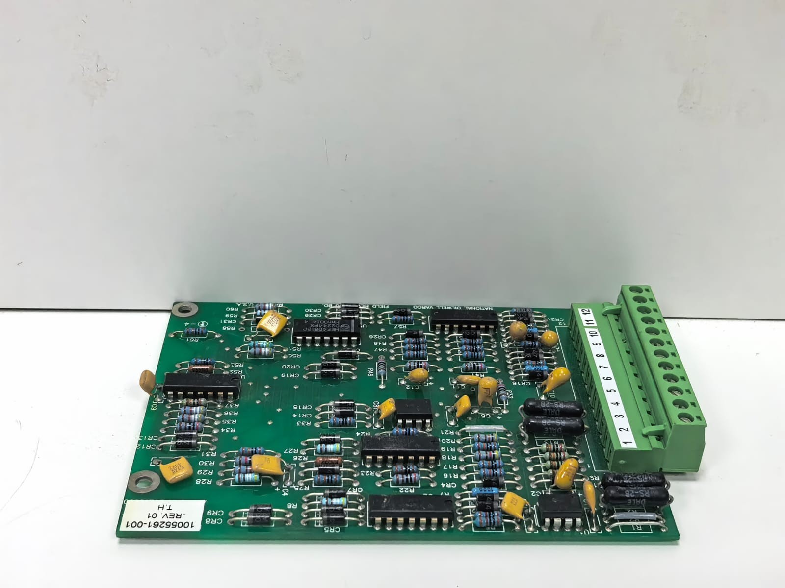 NATIONAL OILWELL VARCO 10055261-001 REV.01 NATIONAL OILWELL VARCO 10055261-001 REV.01 PCB BOARD 9