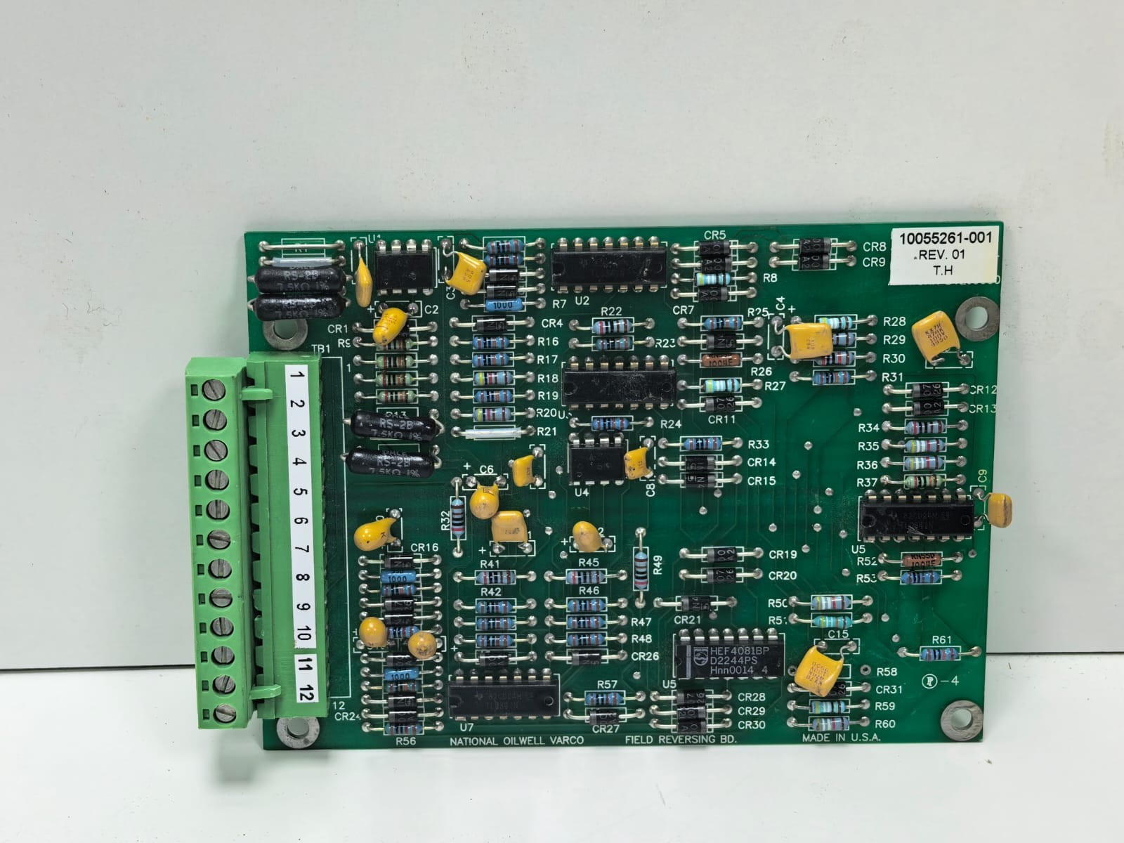 NATIONAL OILWELL VARCO 10055261-001 REV.01 NATIONAL OILWELL VARCO 10055261-001 REV.01 PCB BOARD 1