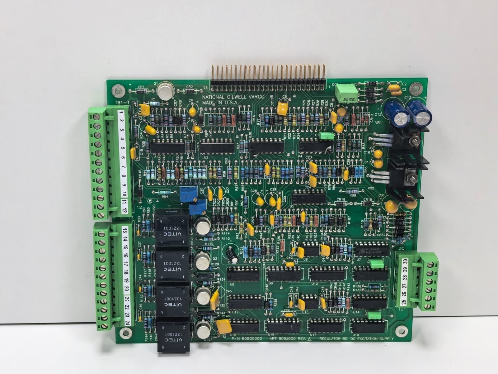 NATIONAL OILWELL VARCO B09G0000 NATIONAL OILWELL VARCO B09G0000 REGULATOR BOARD DC EXCITATION SUPPLY 1