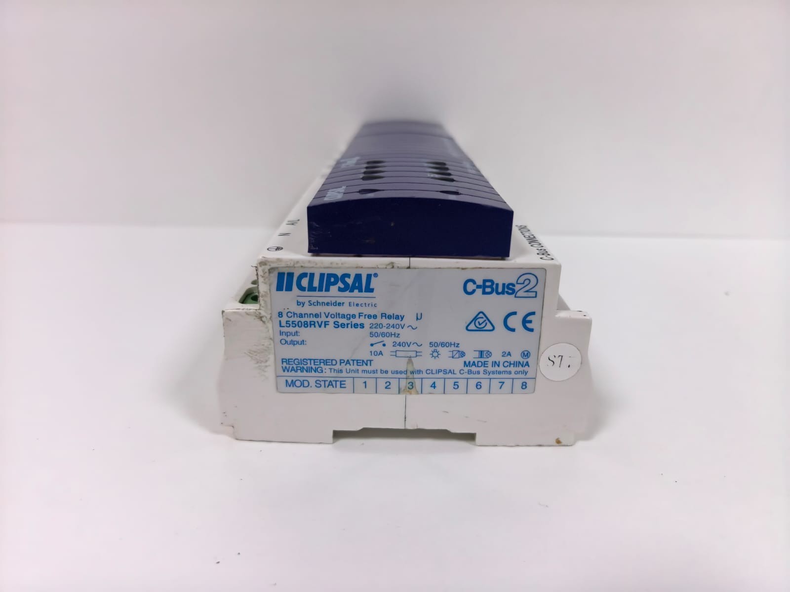 Clipsal L5508RVF CLIPSAL L5508RVF C-BUS2 8-CHANNEL VOLTAGE FREE RELAY 220-240V 6
