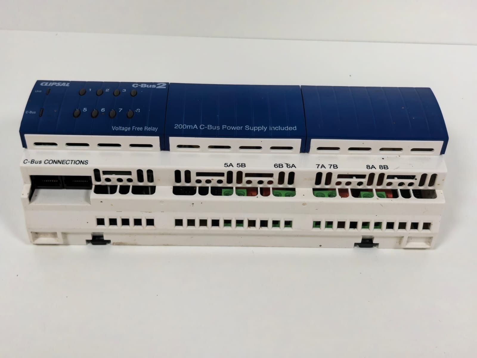 Clipsal L5508RVF CLIPSAL L5508RVF C-BUS2 8-CHANNEL VOLTAGE FREE RELAY 220-240V 10