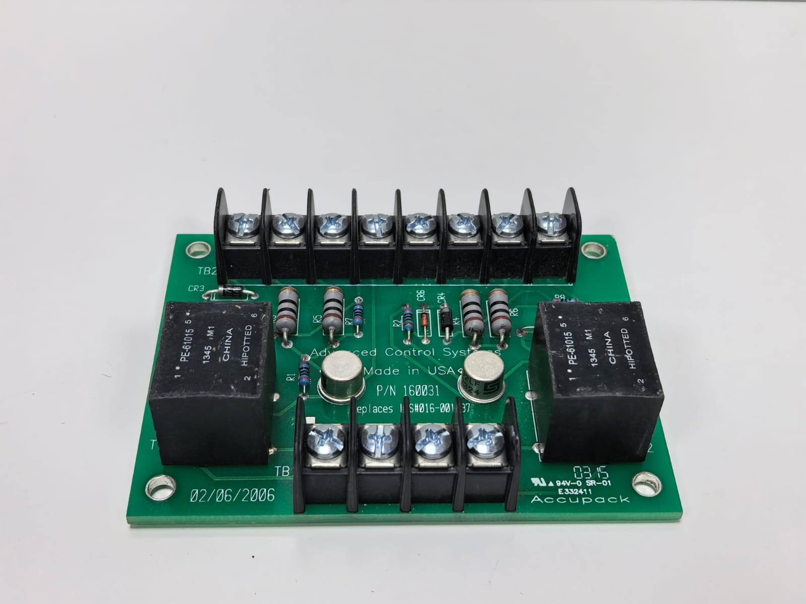ADVANCED CONTROL SYSTEMS 160031 ADVANCED CONTROL SYSTEMS 160031 HF CIRCUIT REV.01 4