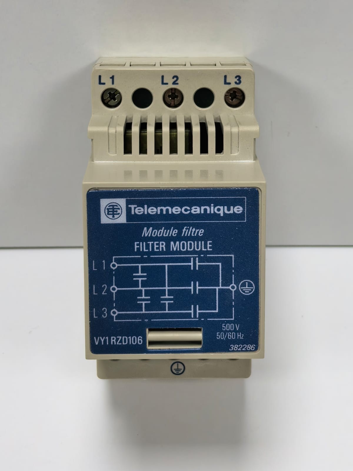 Telemecanique VY1RZD106 TELEMECANIQUE VY1RZD106 FILTER MODULE 500V 50/60HZ 2