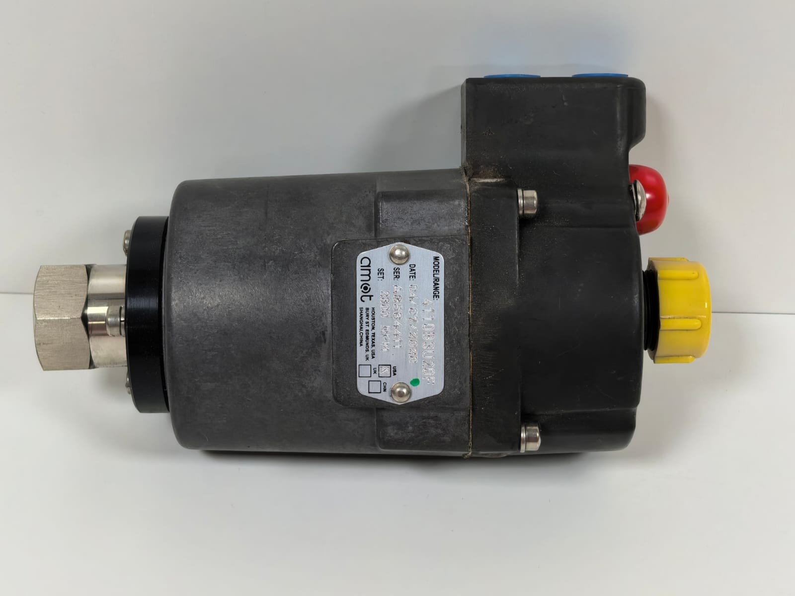 AMOT 4110B3U20F AMOT 4110B3U20F 2300RPM HYDRO-MECHANICAL OVERSPEED SENSING VALVE 6