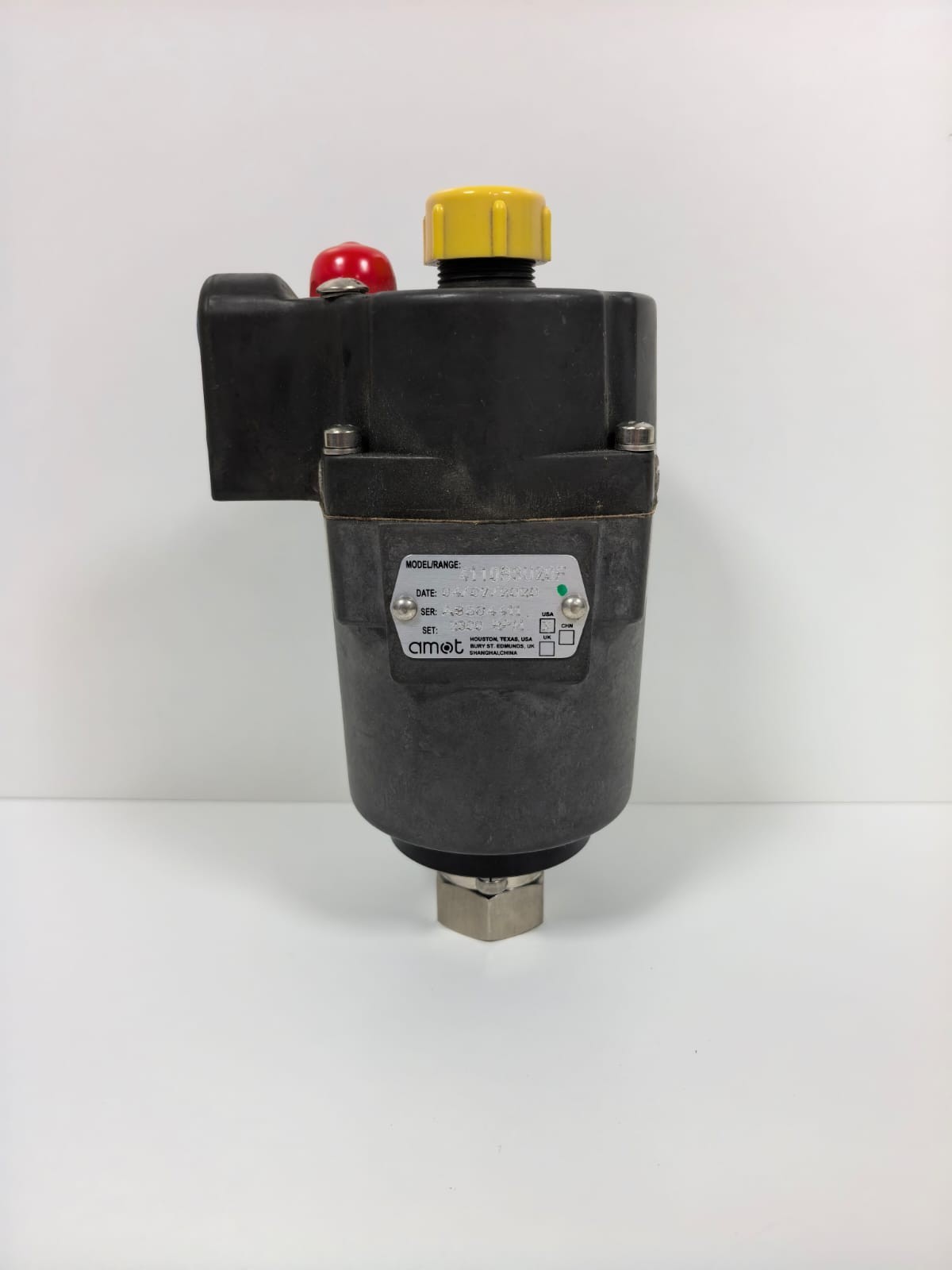 AMOT 4110B3U20F AMOT 4110B3U20F 2300RPM HYDRO-MECHANICAL OVERSPEED SENSING VALVE 1