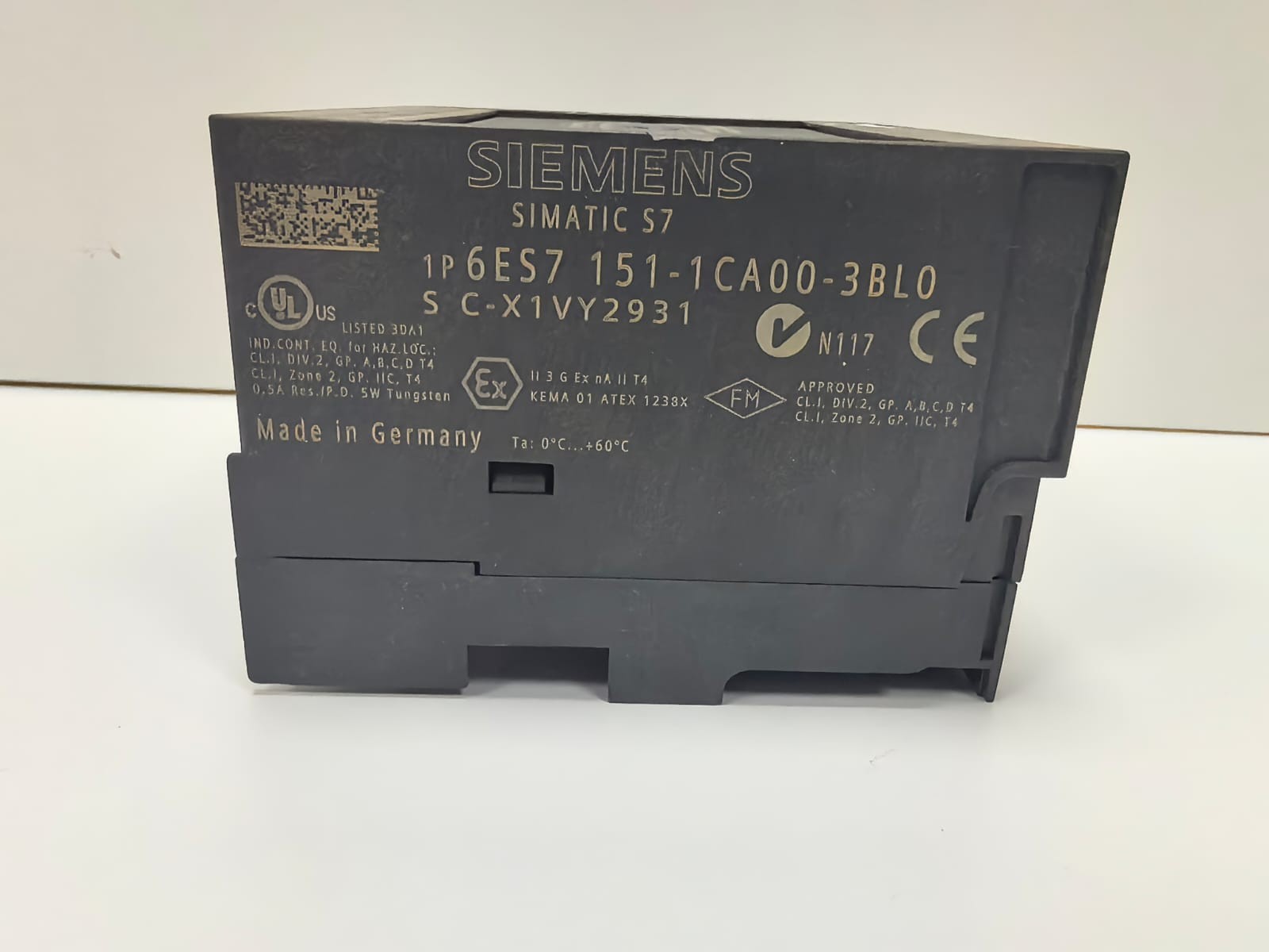 Siemens 6ES7 151-1CA00-3BL0 SIEMENS 6ES7 151-1CA00-3BL0 SIMATIC ET 200S COMPACT INTERFACE MODULE 6