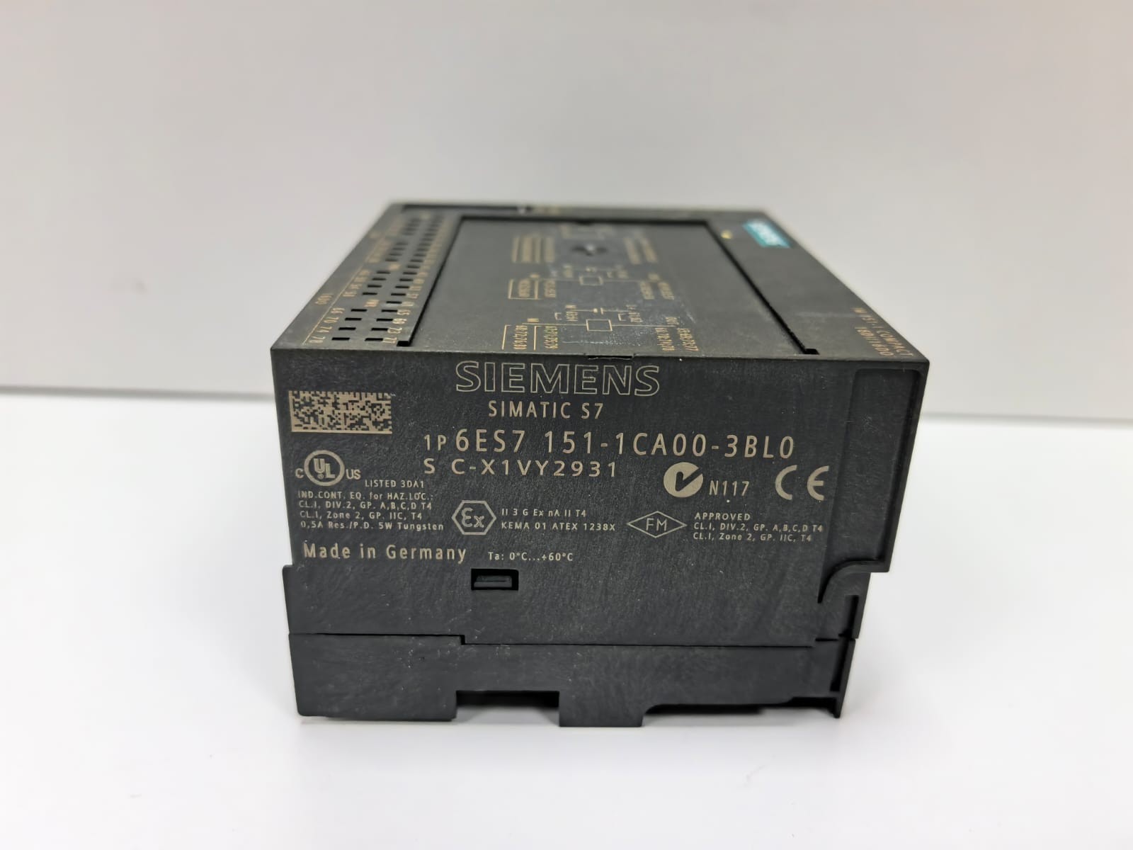 Siemens 6ES7 151-1CA00-3BL0 SIEMENS 6ES7 151-1CA00-3BL0 SIMATIC ET 200S COMPACT INTERFACE MODULE 7