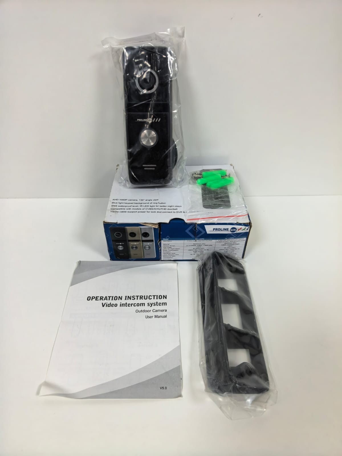 PROLINE UK PR-12DPC PROLINE UK PR-12DPC 4 WIRE VIDEO INTERCOM OUTDOOR STATION 1